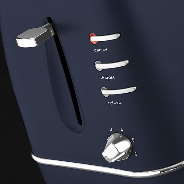 Russell Hobbs Kettle & Toaster Set - Navy - Retail Therapy Online