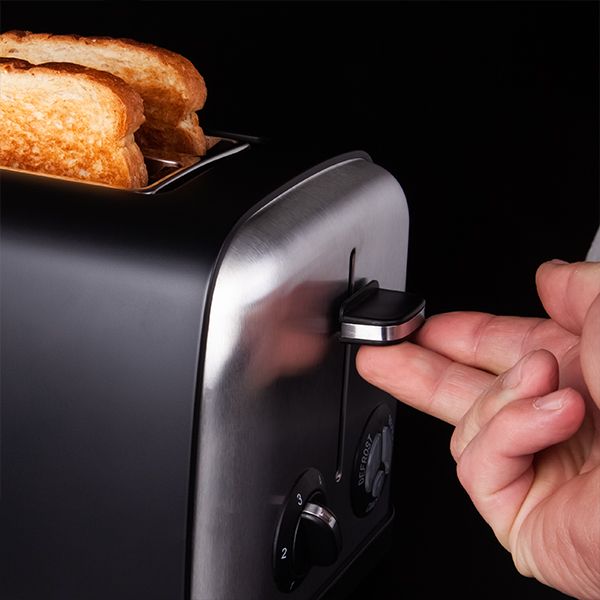Russell Hobbs Toaster - Black 2 Slice - Retail Therapy Online