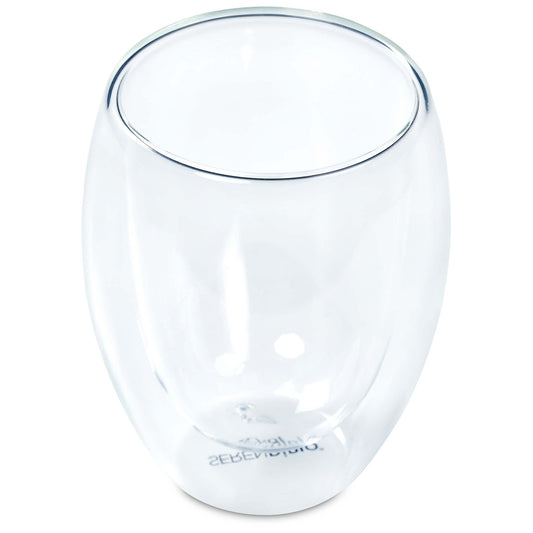 Serendipio Lorenzo Double - Wall Glass Cup - 350ml - Retail Therapy Online