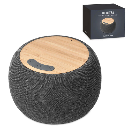 Swiss Cougar Geneva Wireless Charger & Speaker - Retail Therapy Online
