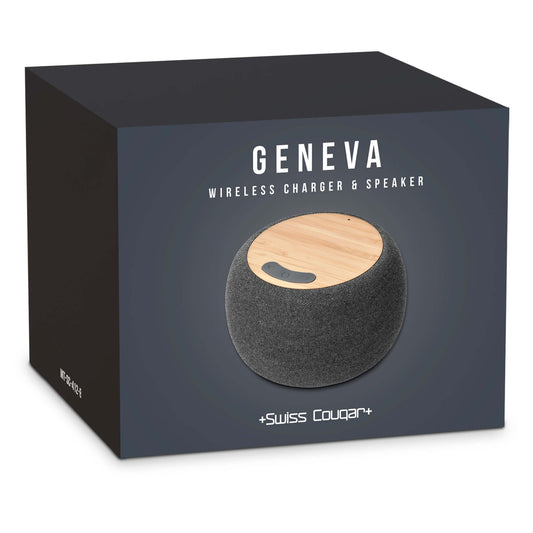 Swiss Cougar Geneva Wireless Charger & Speaker - Retail Therapy Online