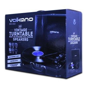 Volkano Retro Series Turntable & Bluetooth Speaker - Retail Therapy Online